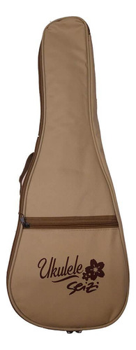 Ukulele Acústico Seizi Bora-bora Crush Soprano Ebony Com Bag