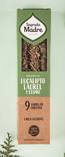 Sahumerio Eucalipto Laurel & Cedro - Sagrada Madre