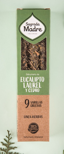 Sahumerio Eucalipto Laurel & Cedro - Sagrada Madre