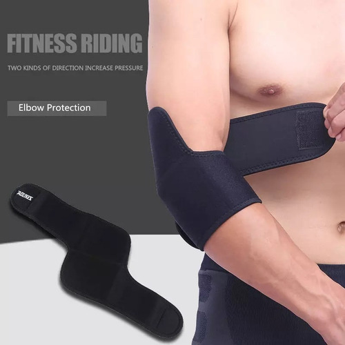 Par Coderas Elastica Compresión Deporte Proteccion Gym Pesas