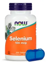 Comprar Selênio 100mcg  Selenium 250 Tablets Importado Now Foods