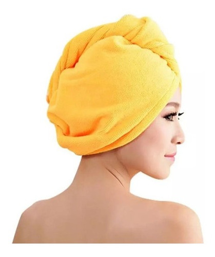 Toalla Gorro Turbante Microfibra Para Secar Cabello Ducha