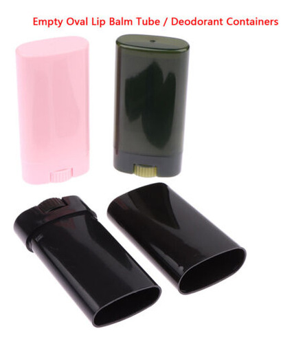 15g Empty Refillable Bottle Plastic Diy Lipstick Lip Bal Nna