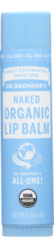 Dr. Bronner's - Balsamo Labial Organico (desnudo, 0.15 Onzas
