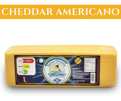 Queso Cheddar Americano - Domicilio Quito- Envio Provincias