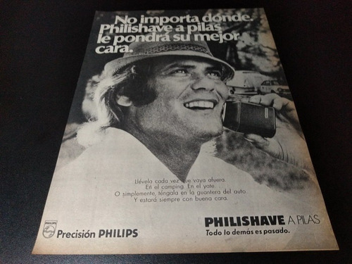 (pb266) Publicidad Clipping Afeitadora Philishave * 1973 (Usado)