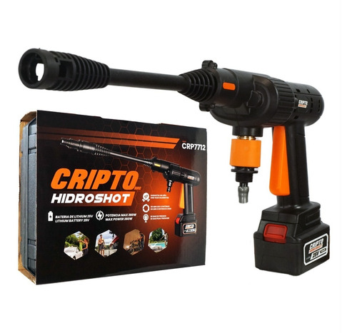 Hidrolavadora Portatil Cripto Arg Crp7712 Bateria 25v 30b