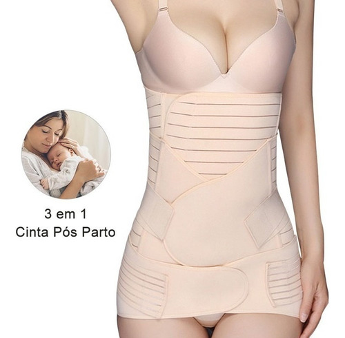3 En 1 Faja Postparto Cesarea Faja Posparto Post Parto Mujer