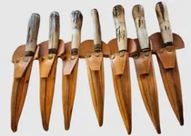 Comprar Cuchillo Artesanal Cabo De Asta De Ciervo  Hoja  De 12 Y 14 