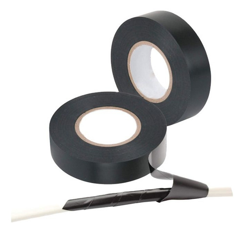 Fitas Isolante Anti-chama 10 Unidades 10 Metros X 19mm Preto