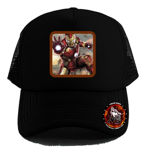 Gorra Iron Man Los Vengadores Trucker(gorrasvienebien)