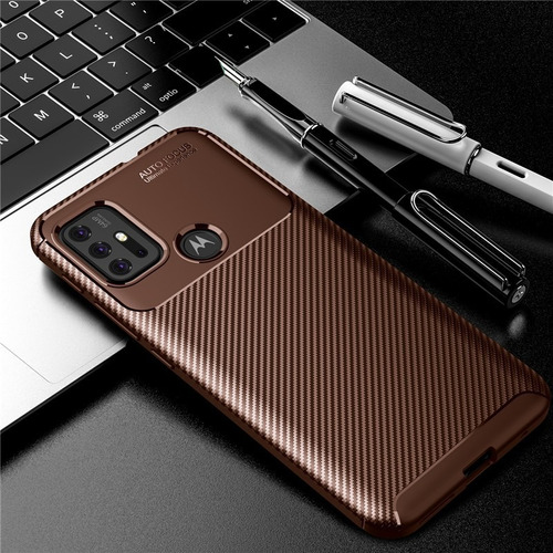 Combo Funda Tpu Auto Focus Para Motorola Moto G30 + Glass 9d