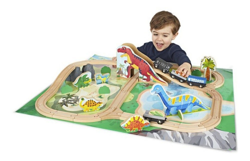Set Juego De Tren Dinosaurios Imaginarium Express F1