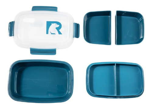 Envase Para Lonchera Rtic, 5 Compartimientos, Light Blue Pc