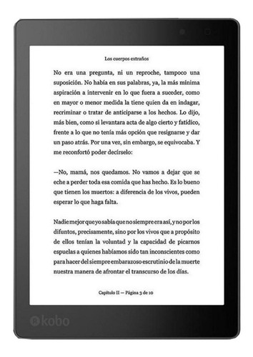 E-Reader Kobo Aura One 8GB negro con pantalla de 7.8" 300ppp