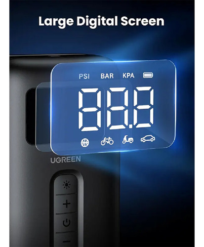 Inflador Compresor Aire Portatil Llanta Ugreen Cd259 Batería
