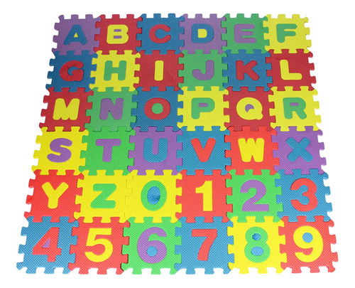 36x Eva Foam Floor Play Mat Baldosas Coloridas Para Niños Y