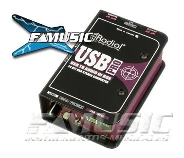 Caja Directa Radial Engineering Usb Pro Direct Box