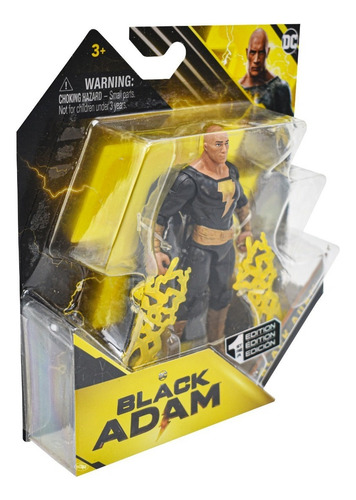 Muñeco Dc Comics, Black Adam - Figura De Accion - 4 Pulgadas
