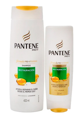 Pantene Pack Shampoo 400ml + Acond. 200ml Suchina Sa