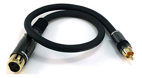 Monoprice 104783 1.5  Series Xlr Hembra A Rca Cable