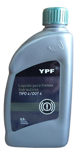 Liquido De Frenos Hidraulicos Dot4 Bidon X 500ml (ypf) 3c Yp