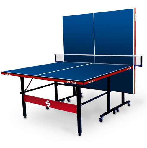 Mesa De Ping Pong Azul Fun Coach Para Interiores Azul Larca
