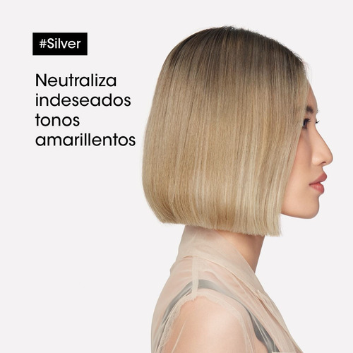 Shampoo Cabello Con Canas Silver Serie Expert 300ml