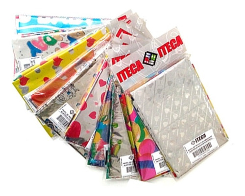 Papel Regalo Aluminizado Iteca Surtido 10pack (4pliego Pack)