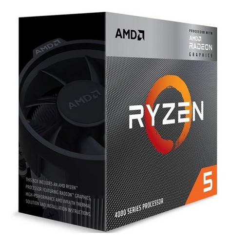 Procesador Amd Ryzen 5 4600g 4.20ghz C/video Radeon C/cooler