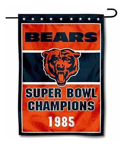 Bandera De Jardín Chicago Bears 1985 Super Bowl Champions