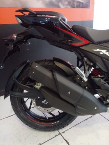Imagem 4 de 14 de Dafra Tvs Apache 200 2022 Preta 0km