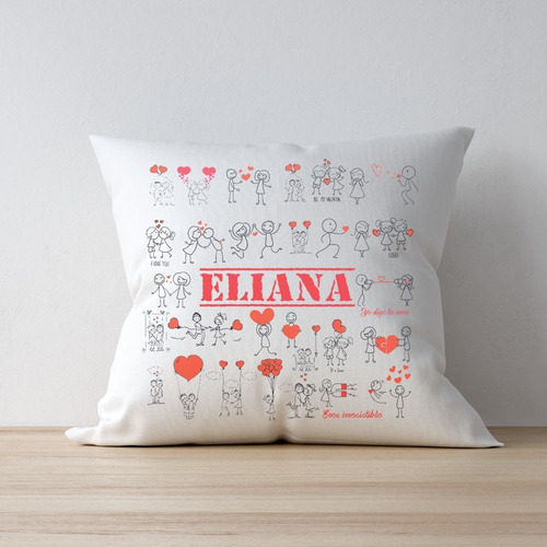 Almohadon Dia De Los Enamorados,san Valentin,regalo Personal