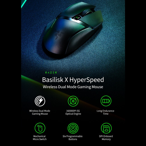 / Mouse De Dispositivo Óptico Duplo Com Gaming Basilisk