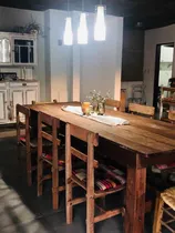 Comprar  Mesa Estilo Campo Y  6 Sillas Estilo Campo  De Madera  Dura