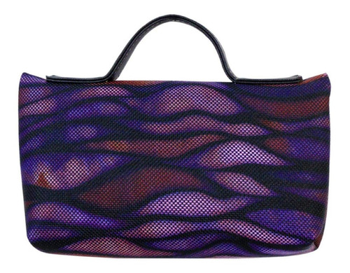 Cosmetiquera Estuche Neceser Dama Mujer H&co. 9187 Color Violeta oscuro