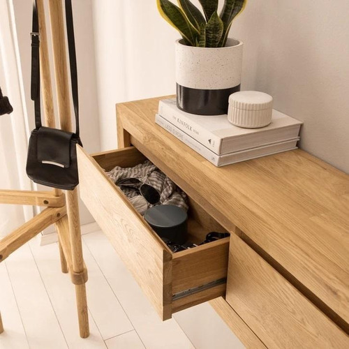 Imagen 10 de 10 de Mueble Tv 100% Madera Maciza De Roble Ref: Maciza11