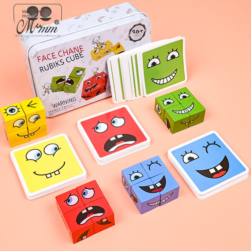 Mini Caja De Hierro Face Change (2 Cm), Bloques De Construcc