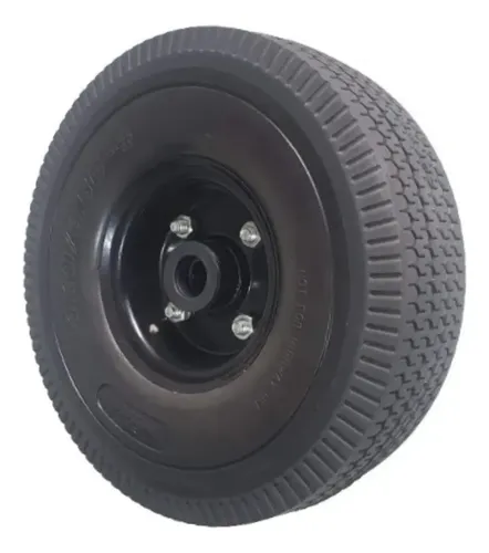 Pneu Maciço Roda 3.50-4 X 4.10 C/rolamento Rolete Cap.100 Kg ...