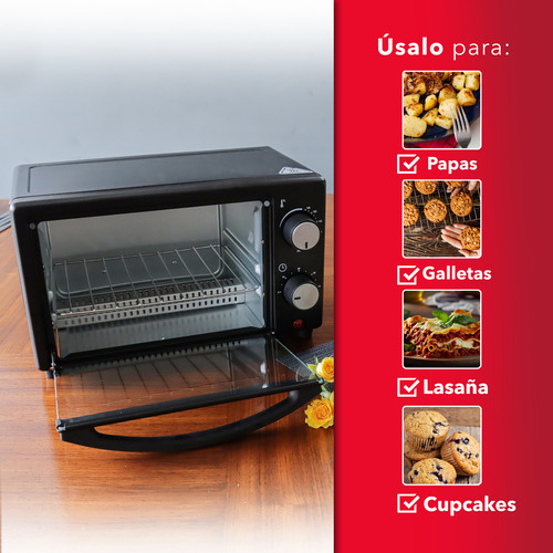 Rca Horno Eléctrico De Doble Resistencia (9 Litros) Rc-9l