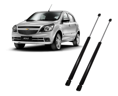 Kit X2 Amortiguadores Porton Baul Chevrolet Agile 09-17