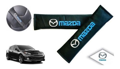 Par Almohadillas Cubre Cinturon Mazda 3 Hb Turbo 2014