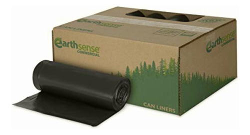 Earthsense Commercial Rnw5815 Can Liner, 38 X 58, 55-60 Gal,