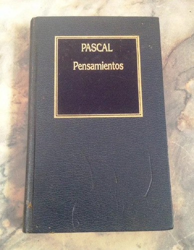 Libro, Pensamientos De Pascal.