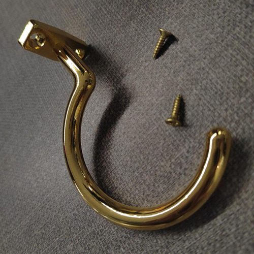 Gancho Para Taco De Mesa De Billar, Soporte De Metal Dorado,