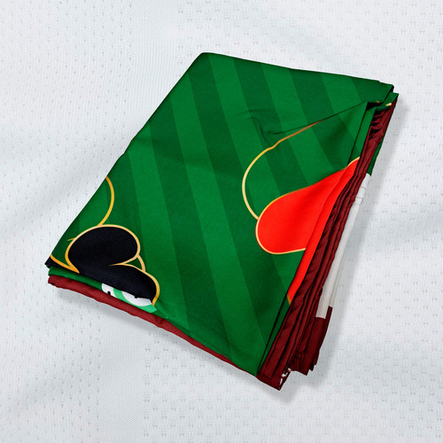 Toalha De Mesa Oxford Retangular Poker Listrada Verde