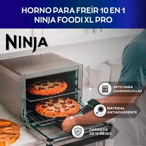 Horno Ninja 10 en 1 Foodi Gros Acero Inoxidable