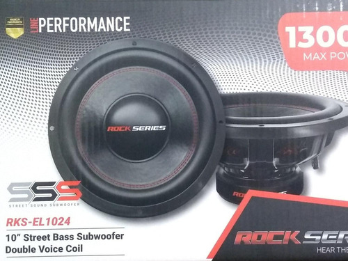 Subwoofer Doble Bobina Rock Series Rks-el1024 350/700 Watts
