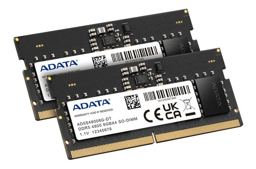 Imagen 3 de 3 de Memoria Ram Portátil 16gb Ddr5 Adata 4800 Mt/s