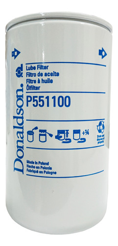 Filtro De Aceite Donaldson P551100